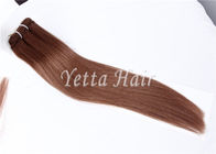 Califique los extremos completos Brown oscuro de las extensiones largas de moda del pelo de 8A ninguna fibra