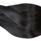Extensiones indias rectas del pelo del color natural, pelo de la Virgen del grado 7A con suavidad y lustre