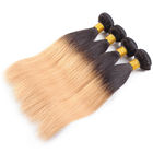color recto 1B/27 del pelo brasileño de la Virgen de las extensiones del cabello humano de 7A Ombre