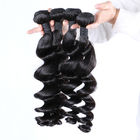 Negro natural de Remy 8A de las extensiones malasias reales del pelo para el pelo rizado de las mujeres