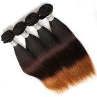 12&quot; - 30&quot; tres entona extensiones del cabello humano de Ombre/paquetes brasileños del pelo recto