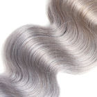 Extensiones gruesas del cabello humano de Ombre de la onda del cuerpo gris de 40 pulgadas para las mujeres