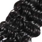 Extensiones del pelo de la trama de la onda de agua/armadura indias del cabello humano para las mujeres negras