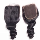 3 paquetes con un peso de las extensiones 3.5OZ del cabello humano de Remy del indio del cierre