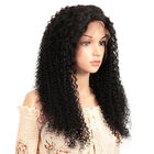 Cabello humano rizado de las extensiones del pelo rizado del color natural para las mujeres negras