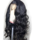 8&quot; ata por completo las pelucas del cabello humano para las mujeres negras/la peluca de cordón de la onda del cuerpo transparente