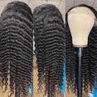 Cordón profundo Front Wig del cabello humano de la onda del ODM 300g