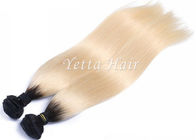 Extensiones coloridas suavemente lisas del pelo de Ombre, armadura recta del pelo de Remy de 12 - 30 pulgadas
