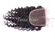Califique el cierre profundo del cordón del cabello humano de la onda 7A/el pelo real del cierre de despedida medio