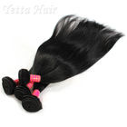 El pelo brasileño de la Virgen negra suave 6A derecho puede ser teñido cualquier color y ser planchado