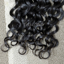 Armadura completa malasia del pelo de las cutículas del grado 7A de las extensiones del pelo de la Virgen rizada profunda