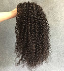 Negro natural modificado para requisitos particulares de las pelucas del cabello humano del frente del cordón de la longitud para las mujeres negras