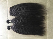 Califique las extensiones peruanas del pelo rizado 8A rizadas derecho con el cierre 4x4