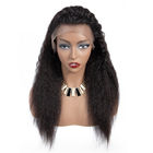 180 pelucas rectas del cabello humano de Yaki del cordón lleno de la densidad para las mujeres negras