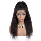 180 pelucas rectas del cabello humano de Yaki del cordón lleno de la densidad para las mujeres negras