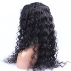 Pelucas del cabello humano del frente del cordón de la onda de agua de la densidad del 130% para el color natural de Ladys