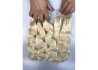 3 lía extensiones del pelo de la onda del cuerpo pelo/1b de la Virgen del brasileño del 100% 613