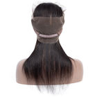 360 extensiones reales frontales del cabello humano del cierre el 100% del cordón derecho para Ladys