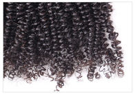 Trama rizada de las extensiones del pelo rizado del Afro para el cabello humano indio ningún enredo