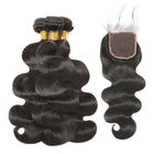 El pelo brasileño natural de la Virgen del negro el 100%/el cabello humano brasileño lía