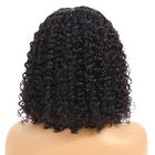 pelucas del cabello humano del frente del cordón 13X4 para el rizo rizado de las extensiones negras de Ladys