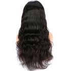 Pelucas naturales/de largo del frente del cordón del cabello humano del 100% pelucas del pelo para las mujeres negras