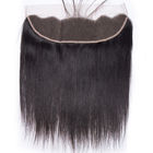 8&quot; paquetes rectos indios con el cabello humano real de las extensiones del pelo de la Virgen del cierre